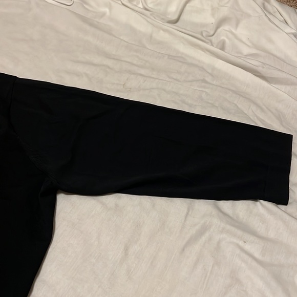 JESSICA HOWARD, Long Sleeves, Scoop Neck, One Button Cardigan, Black, Size 3X - Picture 5 of 8